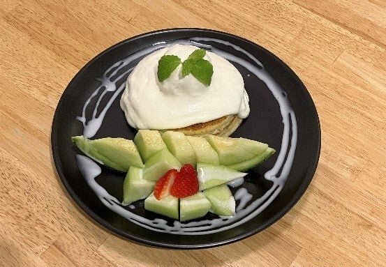 ホットケーキパーラー Fru-Full赤坂店 「メロンマスカルポーネホットケーキ」