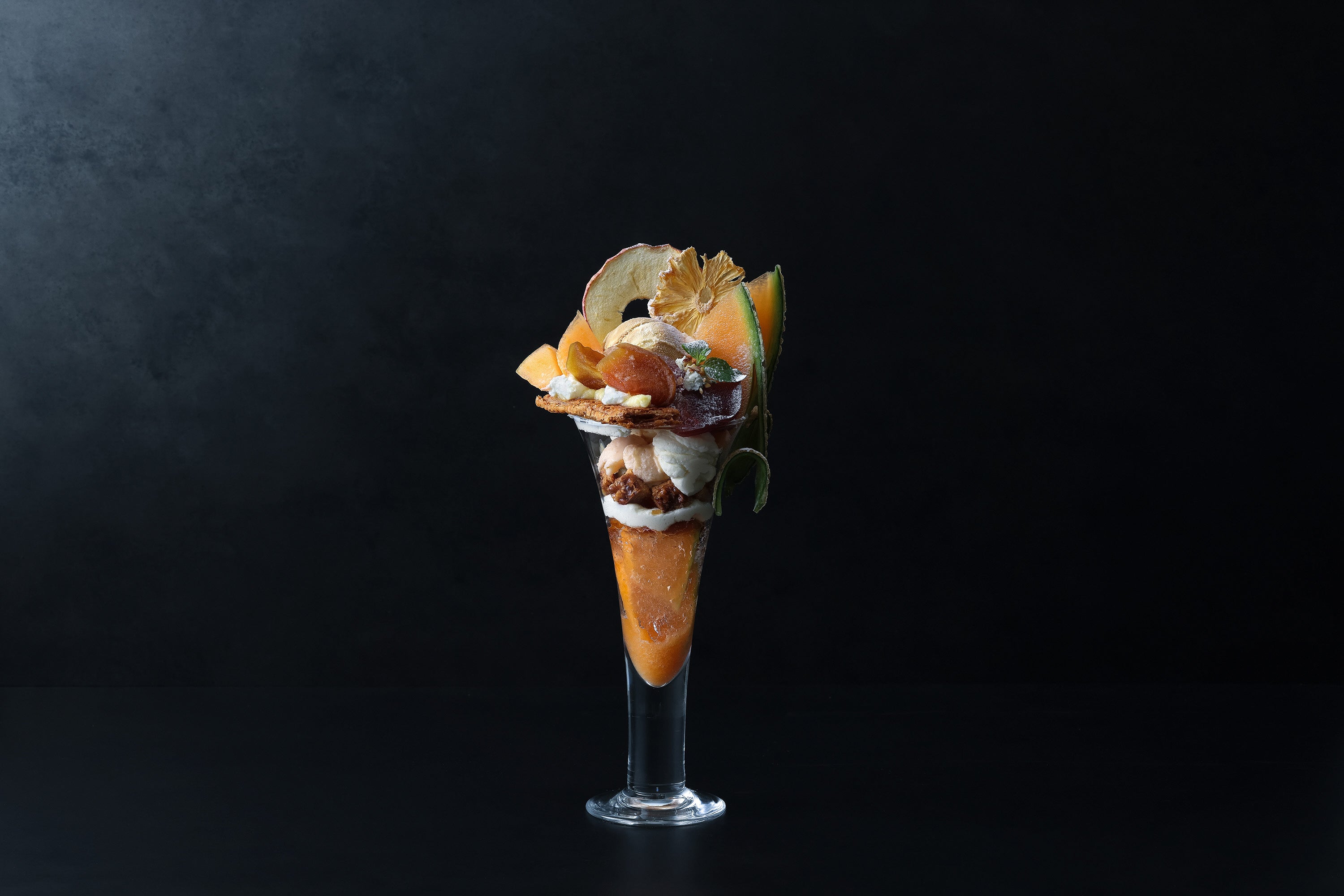 甘さと塩気を一度に味わう、秋限定「Wメロンパフェ体験セット」新登場