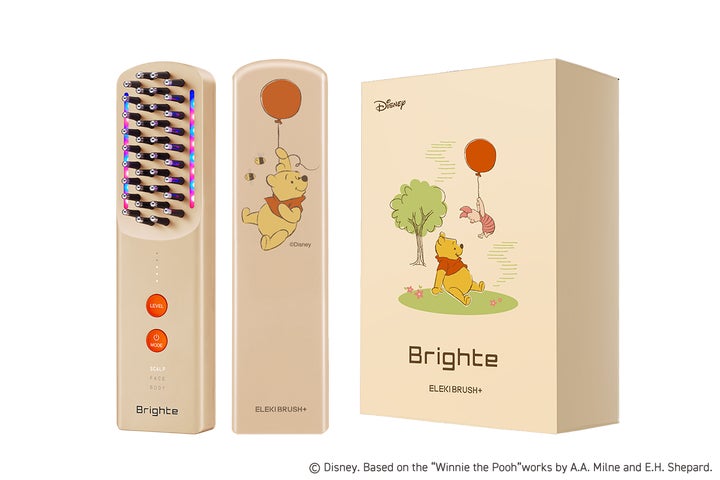 累計75万個突破のBrighteから“くまのプーさん”限定デザインのブラシ型 累計75万個突破のBrighteから“くまのプーさん”限定デザインのブラシ型