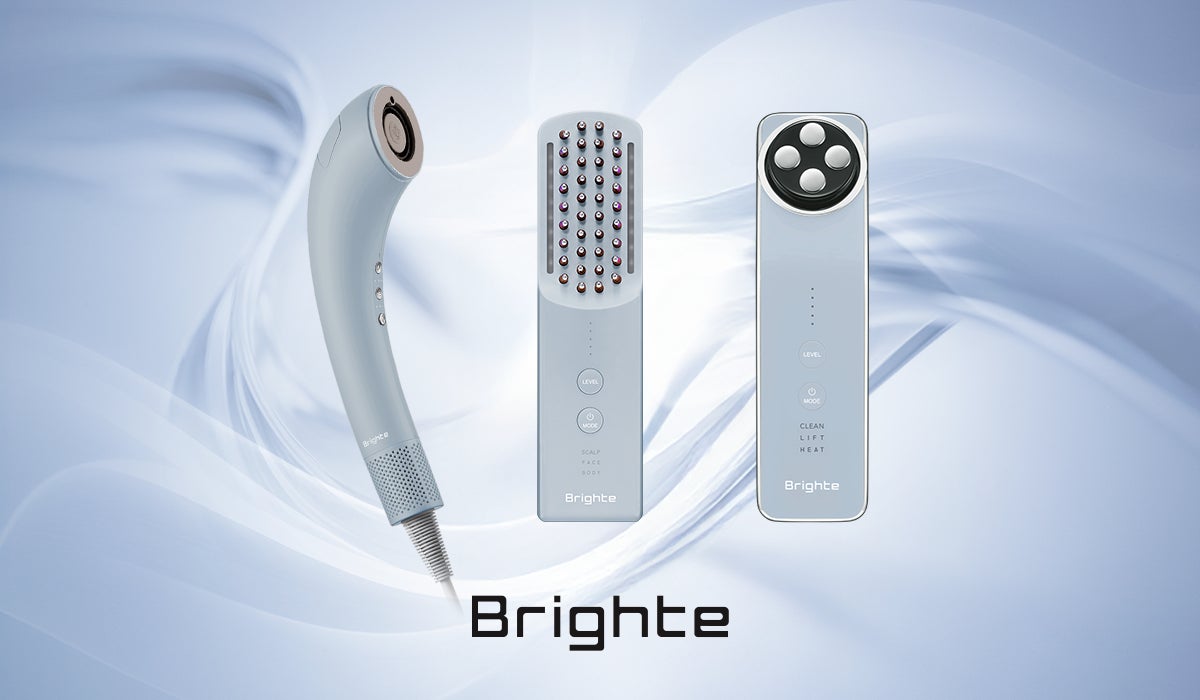 美容家電ブランドBrighteの人気美顔器&次世代型ドライヤーに新色 美容家電ブランドBrighteの人気美顔器&次世代型ドライヤーに新色