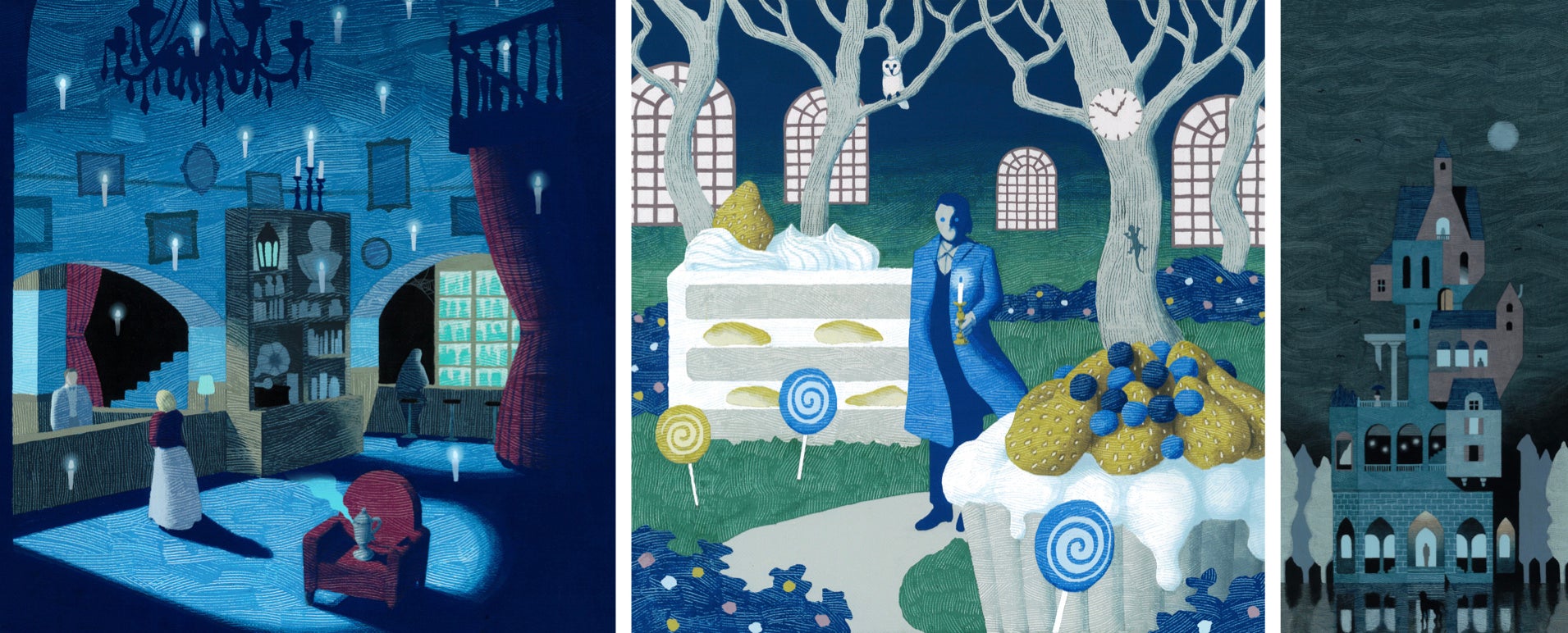 泊まれる演劇『ホテル・インディゴ』イメージイラスト