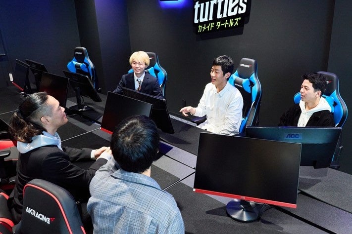 e スポーツスタジオ「カメスポ」での活動風景