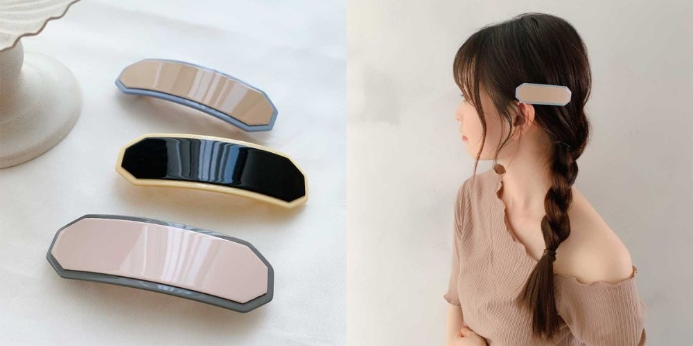 【便利で色んなヘアアレンジを♡】CHANEL バレッタセット Cuteなアレンジの出来上がり♪】CHANEL ボウ バレッタ セット