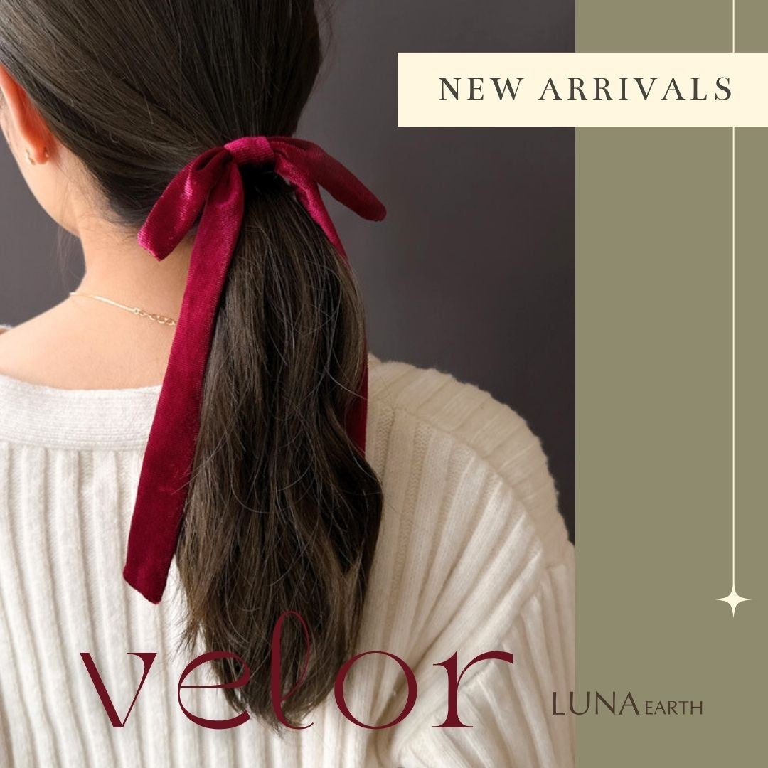 LUNA EARTH ONLINEより、秋冬にお勧めのベロアヘアアクセリーや