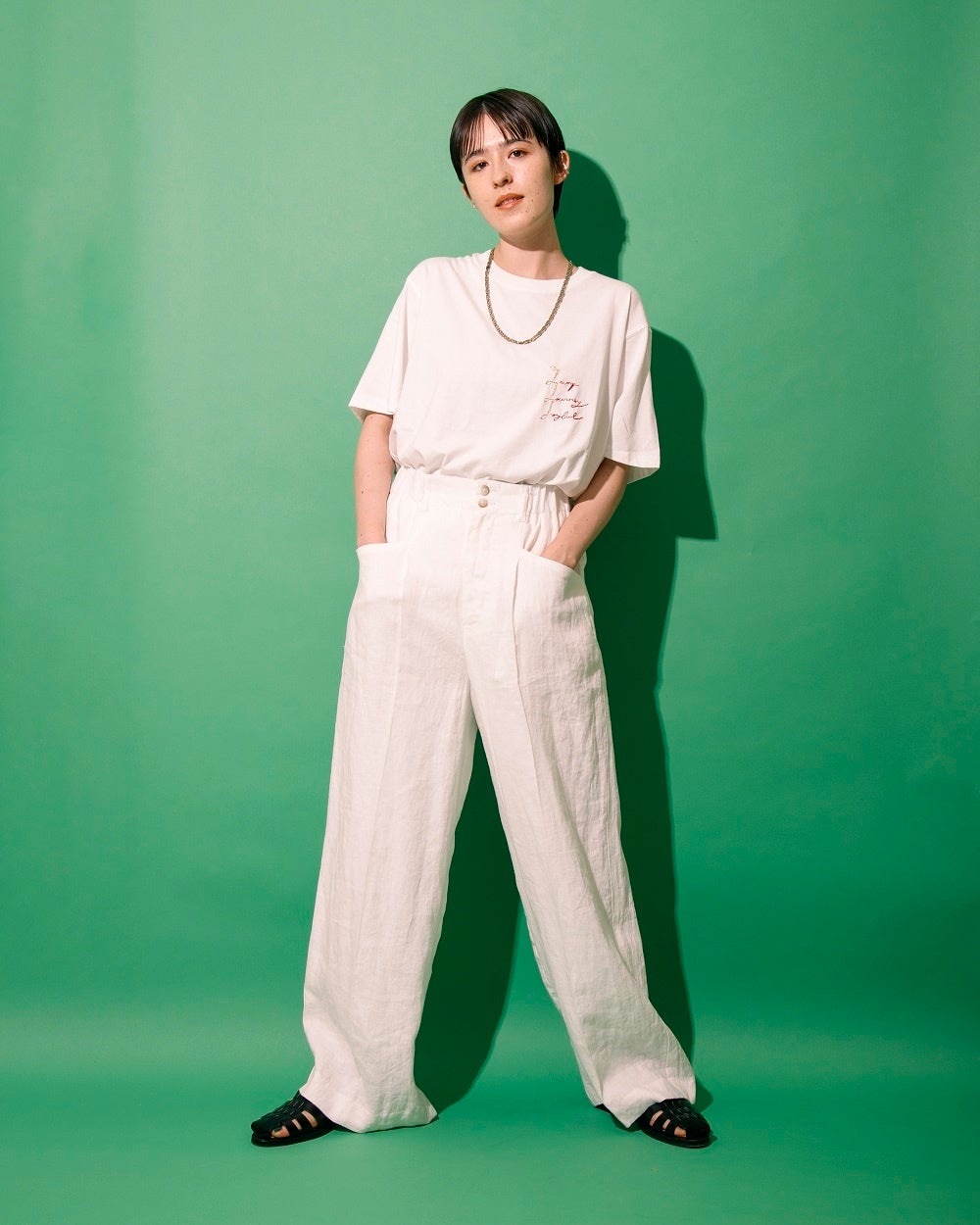 “JJJ logo T-shirt”