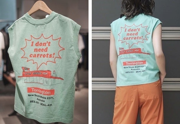 lot.ZC832 Dinner フレンチスリーブTシャツ ¥7,700(tax in)