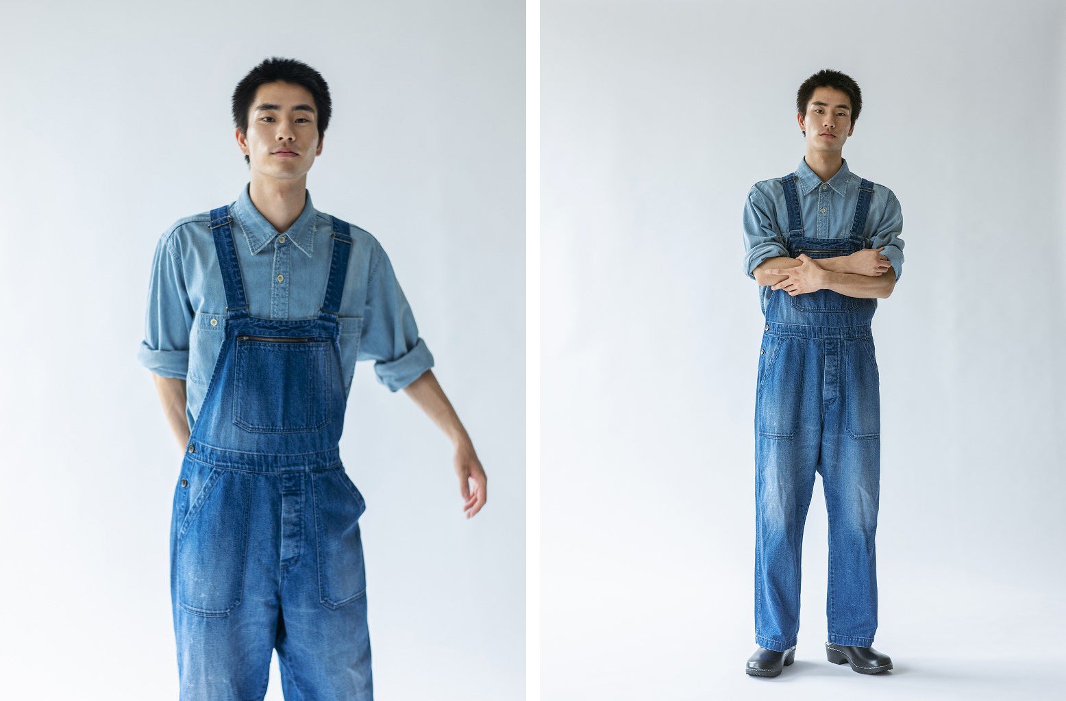 【JOHNBULL/ジョンブル】OVERALL新品タグ付き Johnbull(ジョンブル) 麻混紡デニムジャケット12427 12427