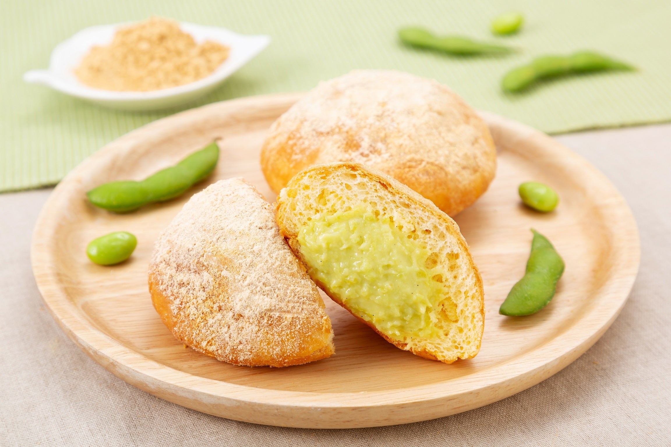 「きな粉＆ずんだくりーむドーナツ」（イメージ）