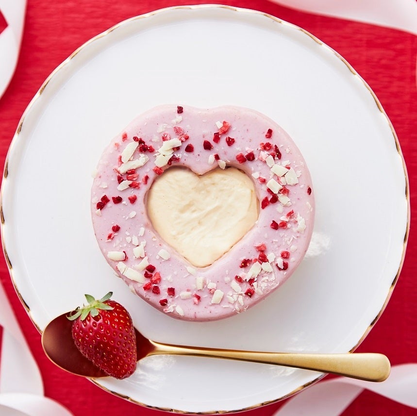 「いちご香る 手作りハートバームクーヘン （イメージ）」