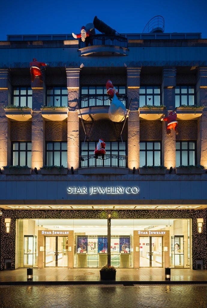 クリスマスのスタージュエリー元町本店