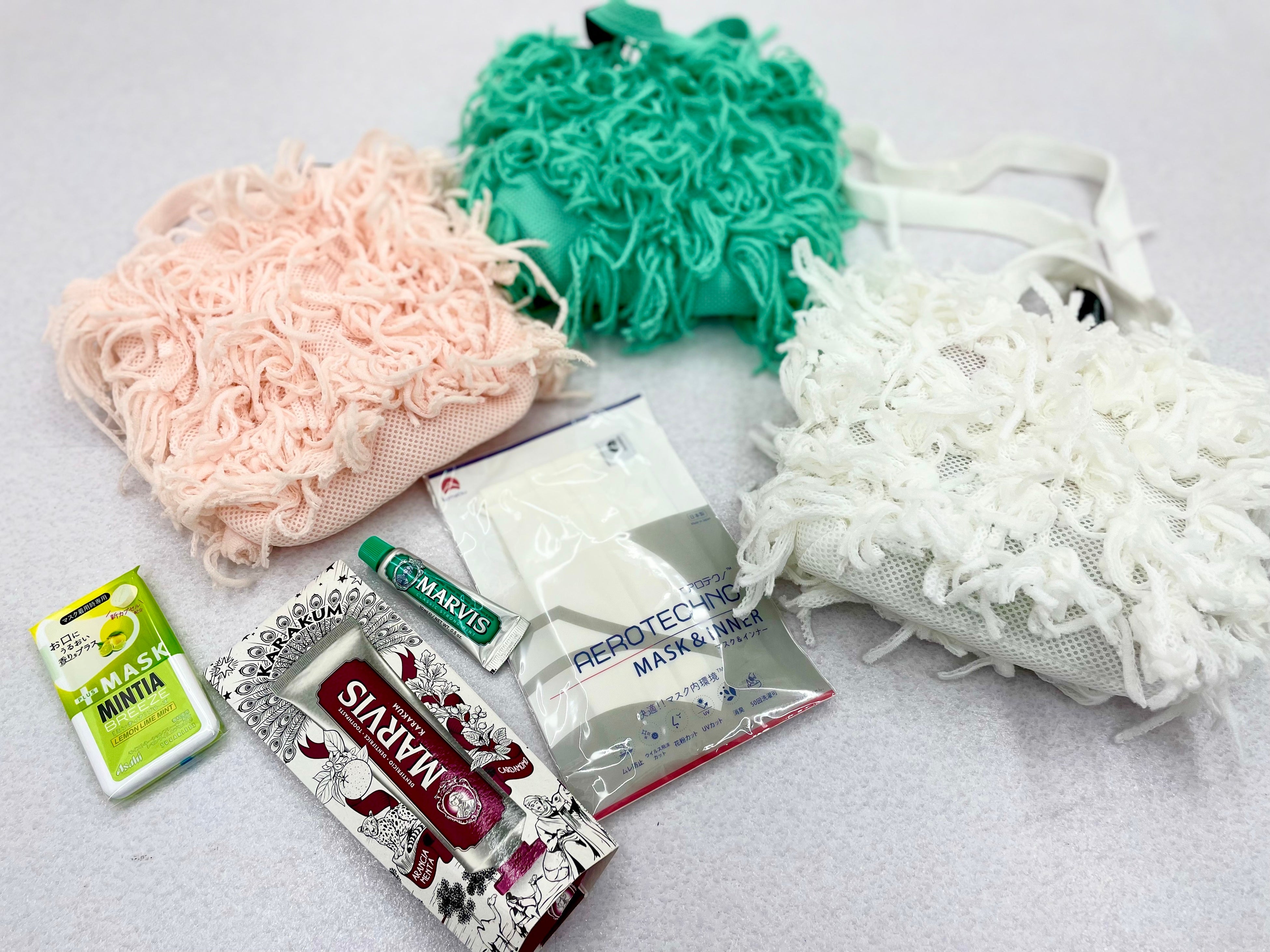 「Rakuten Fashion Week TOKYO 2023 SSシーズン」公式エコバック（ホワイト・ピンク・グリーン・イエローの4色展開）