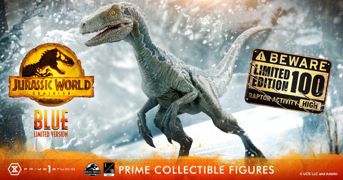 ジュラシック ワールド 新たなる支配者 公開記念 ブルー のリミテッド版フィギュアが100体限定で登場 株式会社プライム1スタジオのプレスリリース ジュラシック ワールド 新たなる支配者 公開記念 ブルー のリミテッド版フィギュアが100体限定で登場 株式会社プライム1スタジオのプレスリリース
