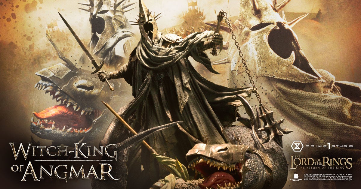 映画 ロード オブ ザ リング 王の帰還 より サウロン軍最強の不死者 ウィッチキング を立体化 株式会社プライム1スタジオのプレスリリース 映画 ロード オブ ザ リング 王の帰還 より サウロン軍最強の不死者 ウィッチキング を立体化 株式会社プライム1スタジオのプレスリリース