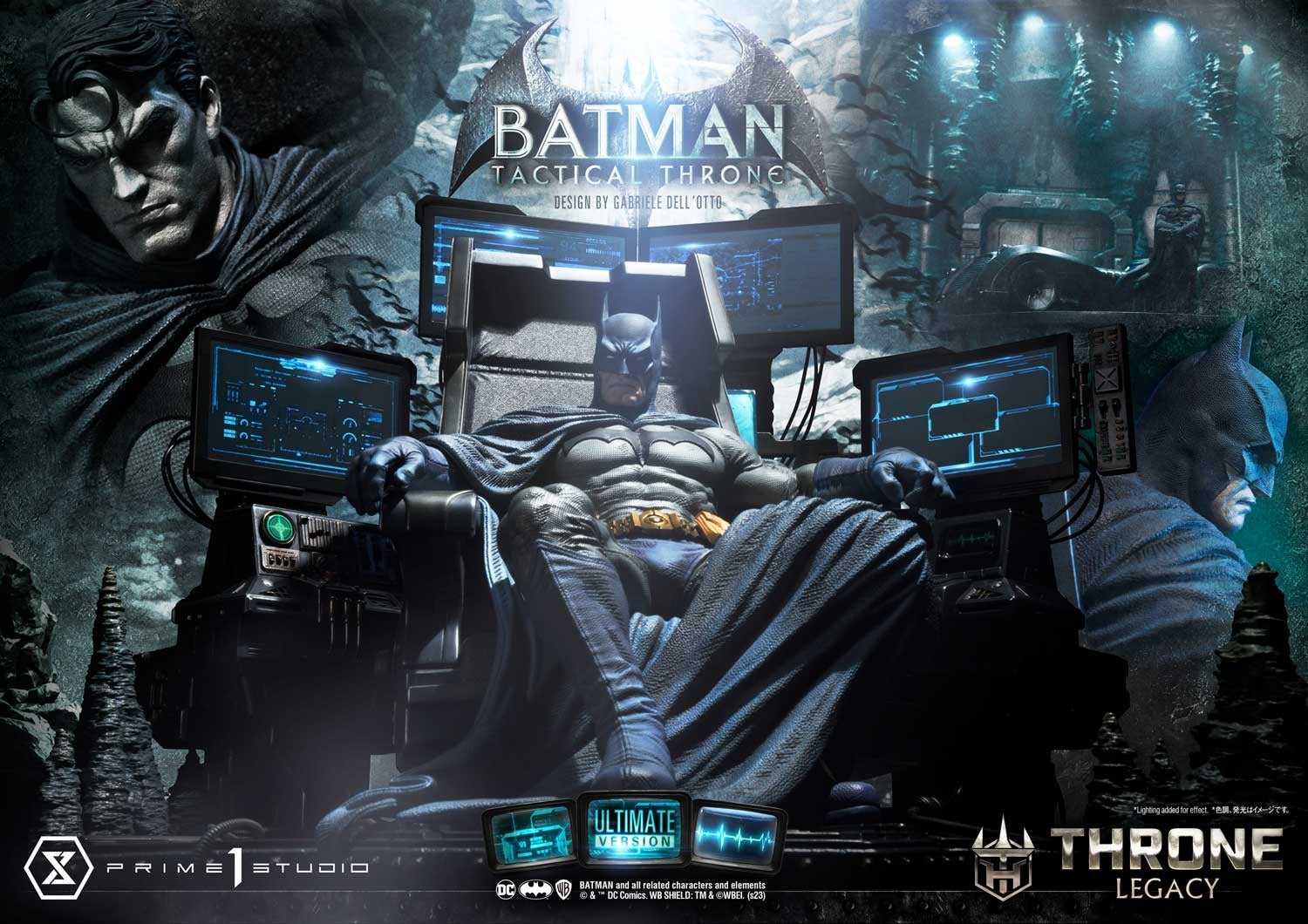 コミックアーティストとのコラボ作品!『バットマン タクティカルスローン “Design by Gabriele Dell’Otto”』予約受付中。多彩なパーツと斬新なギミックが魅力。 コミックアーティストとのコラボ作品!『バットマン タクティカルスローン “Design by Gabriele Dell’Otto”』予約受付中。多彩なパーツと斬新なギミックが魅力。