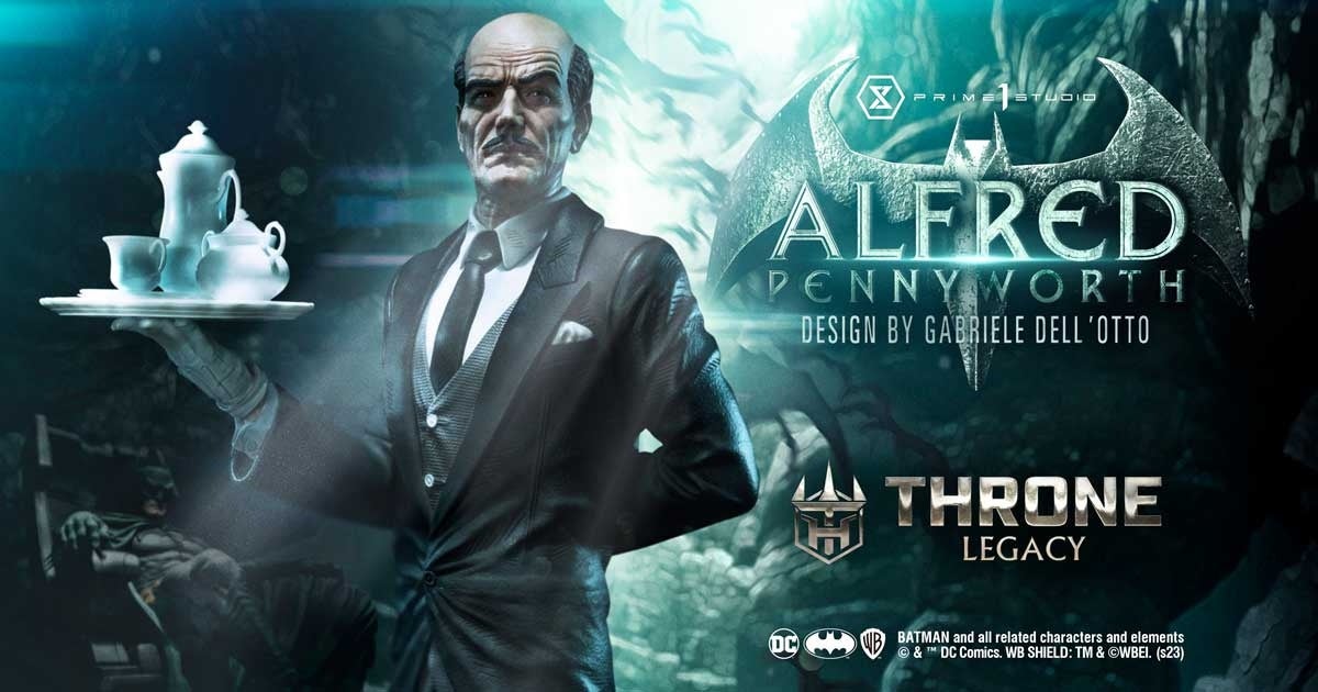 バットマンの敏腕執事「アルフレッド・ペニーワース」が1/4スケールのスタチューで登場!限定500体のボーナス版には追加パーツ付き バットマンの敏腕執事「アルフレッド・ペニーワース」が1/4スケールのスタチューで登場!限定500体のボーナス版には追加パーツ付き