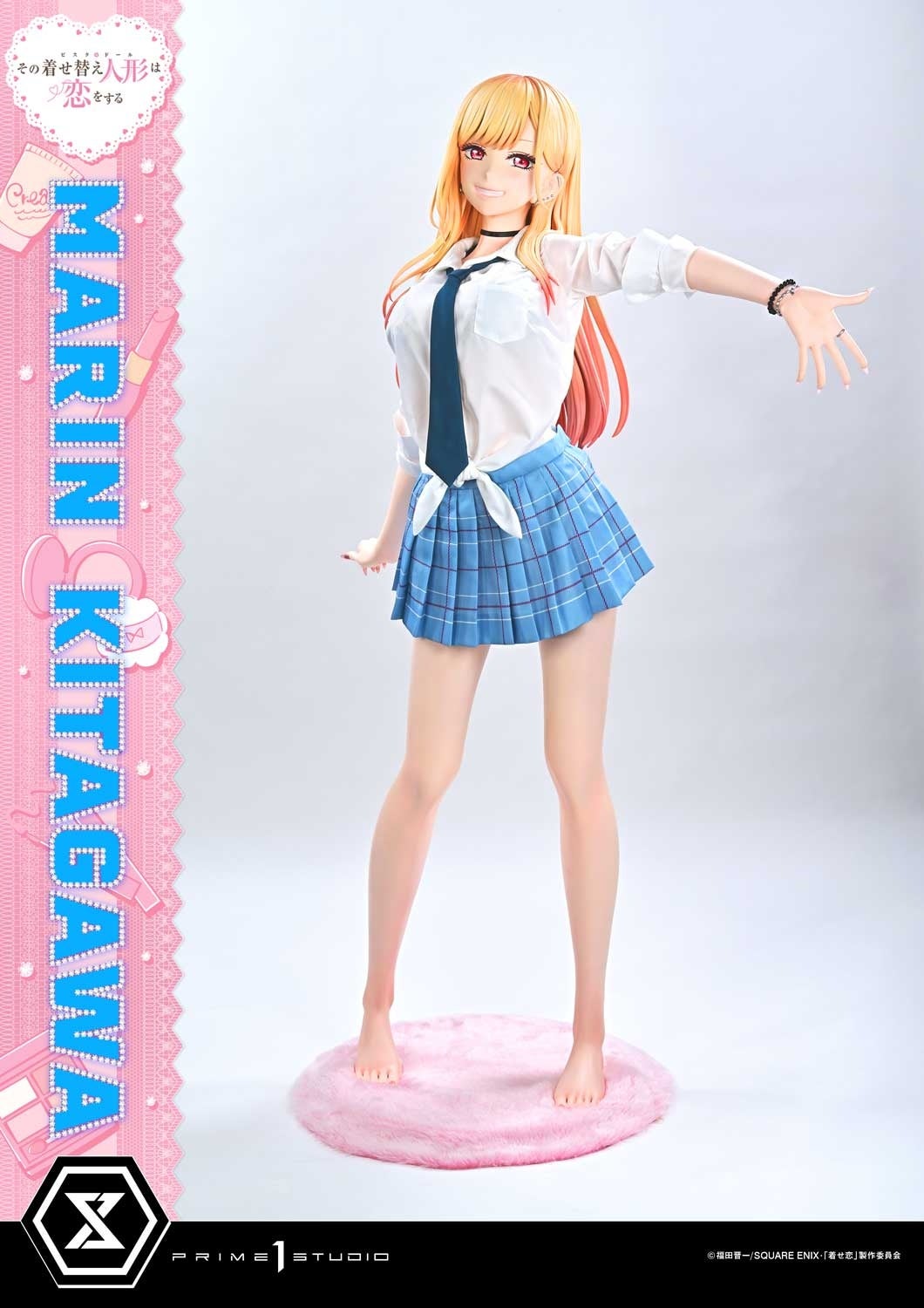 全高164cm!『その着せ替え人形は恋をする』喜多川海夢が等身大フィギュアに 制服から水着姿への着せ替えも