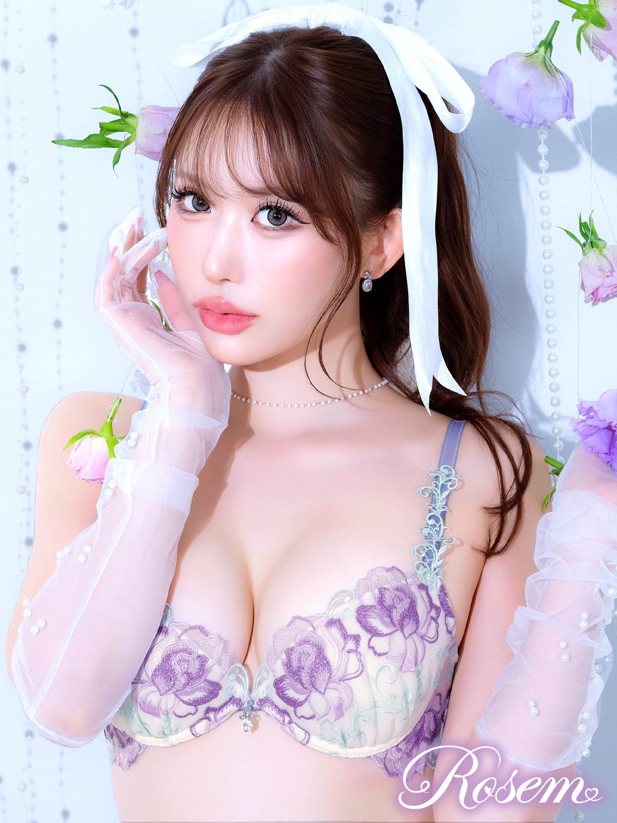 恋リア発のギャルモデル・伊藤桃々の「Rosem」から、秋の新作ランジェリー「Eternal Flower」が登場