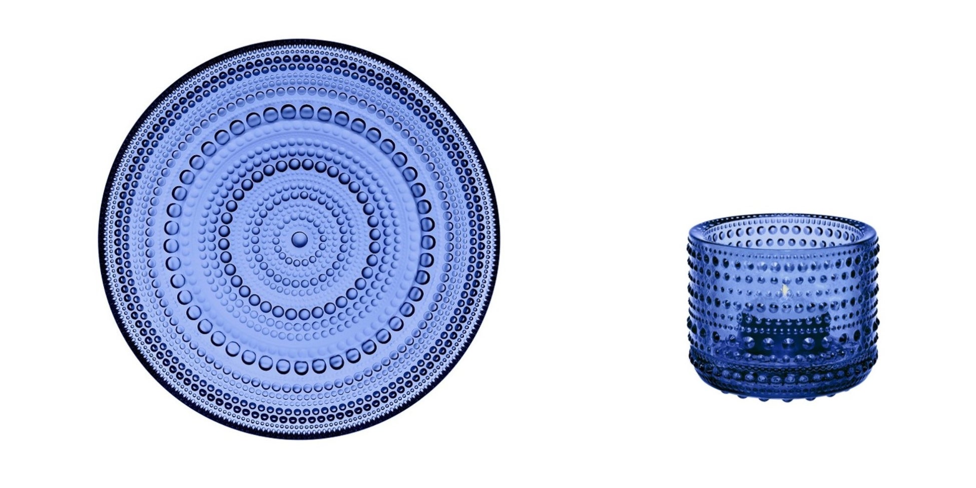 カステヘルミ プレート 17cm  カステヘルミ キャンドルホルダー(右)