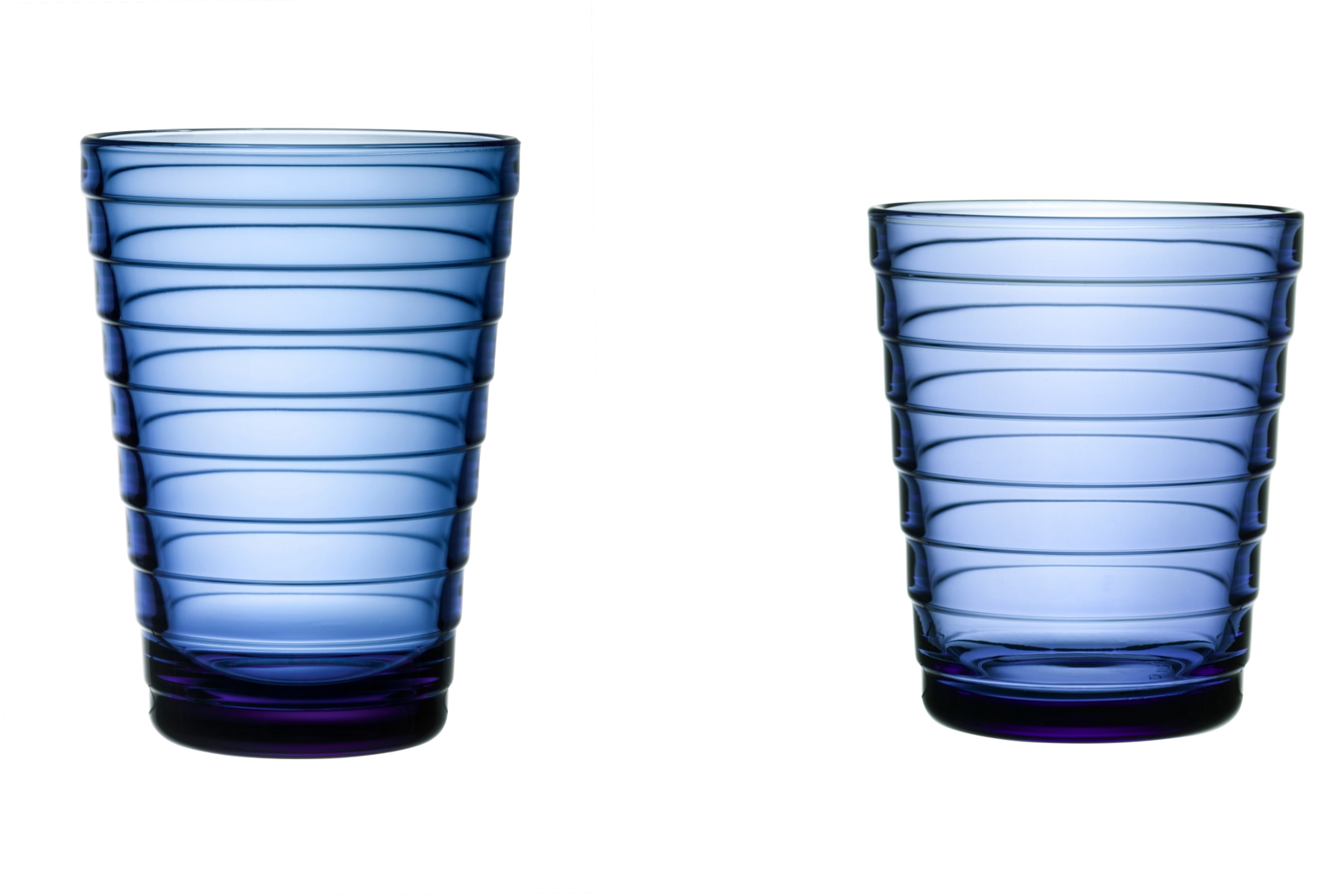 アイノ・アアルト ハイボール ペア（左）アイノ・アアルト タンブラーペア（右）