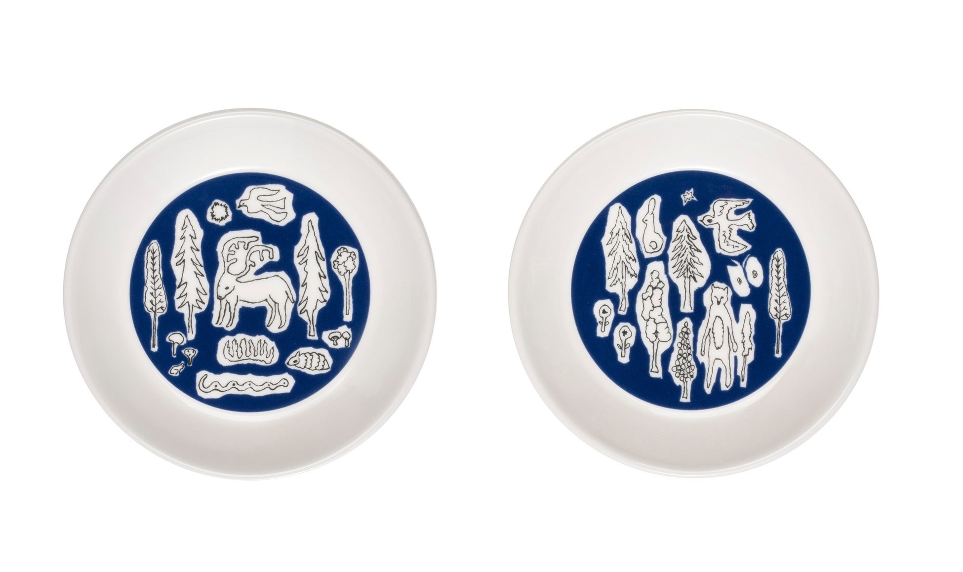 イッタラxミナ ペルホネン プレート 12cm 2枚セット フォレストライフ