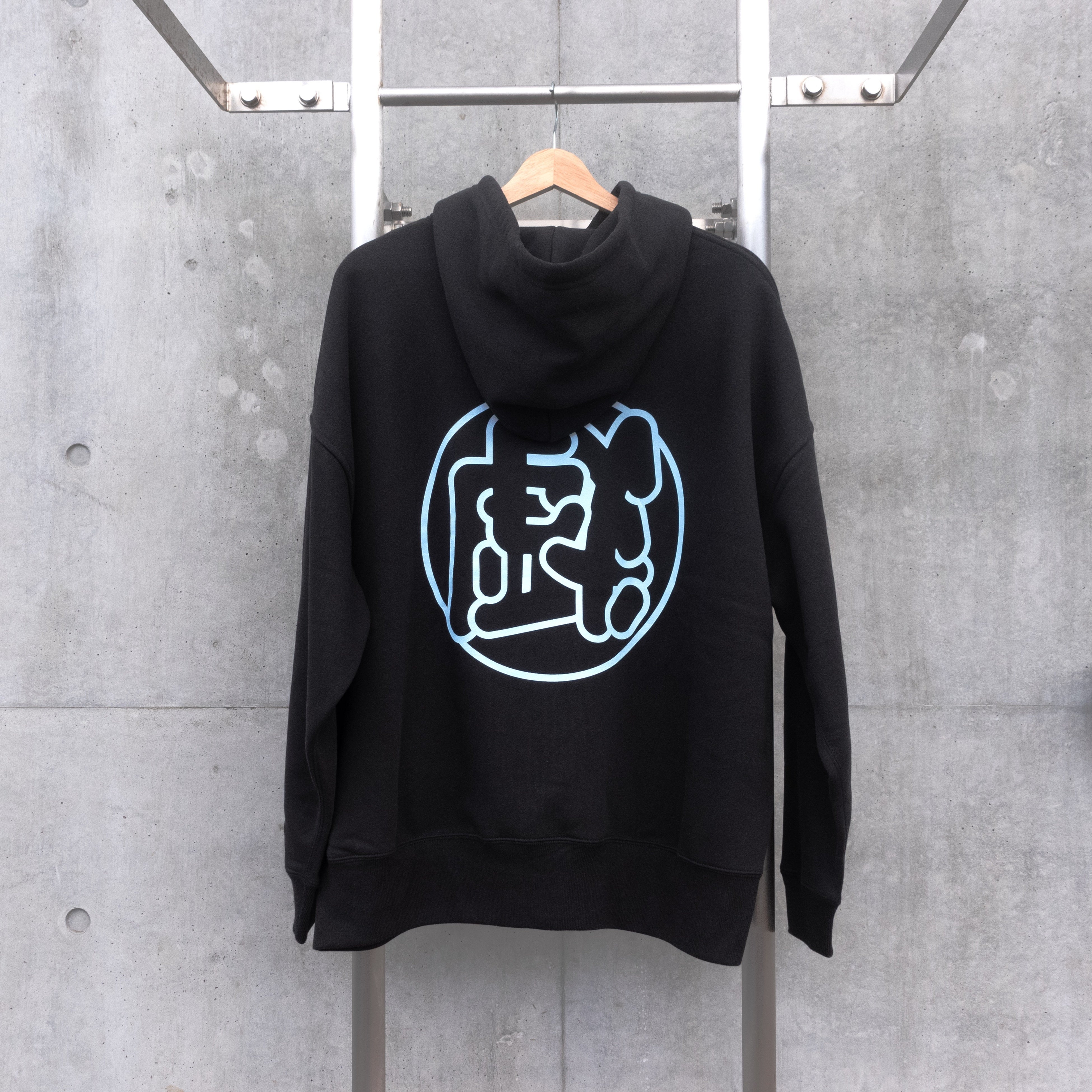 REIRIE ロゴパーカー ピンク×ブラック 井坂レオ new パーカー 黒ピンク / 井坂レオ/Leoisaka