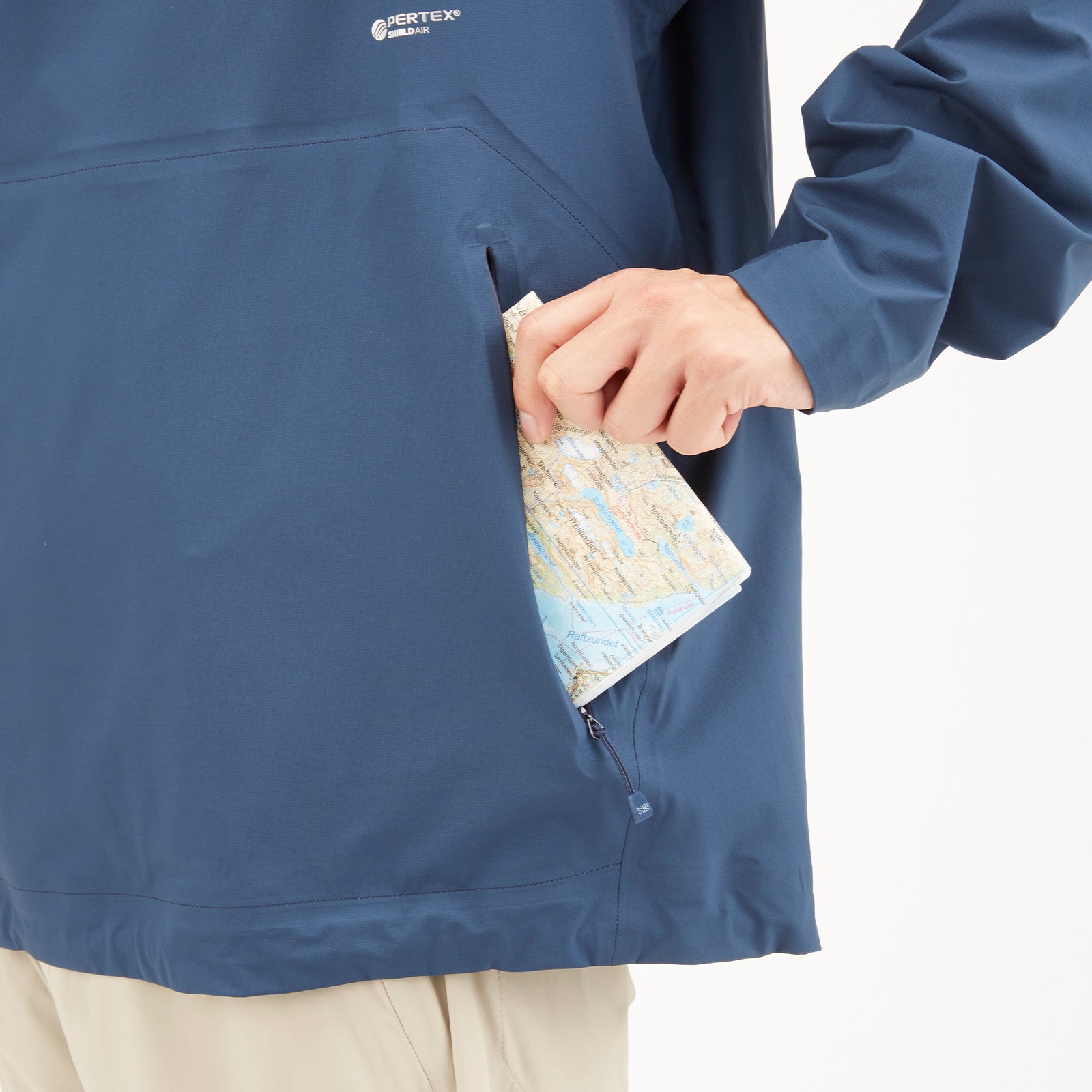 ウエストジッパーポケット