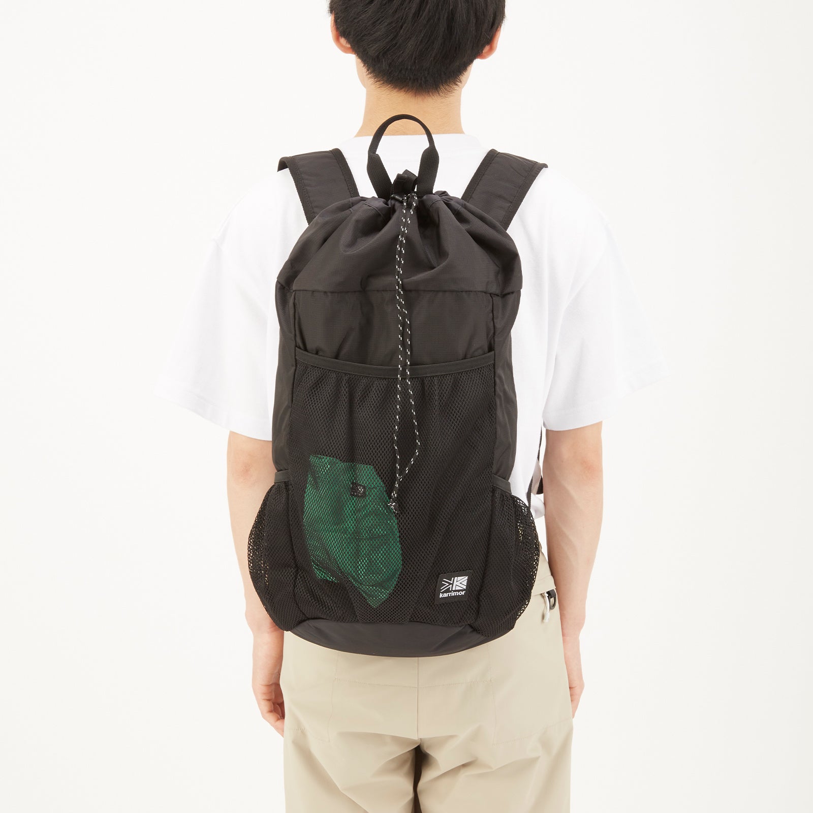 フロントオープンメッシュポケット