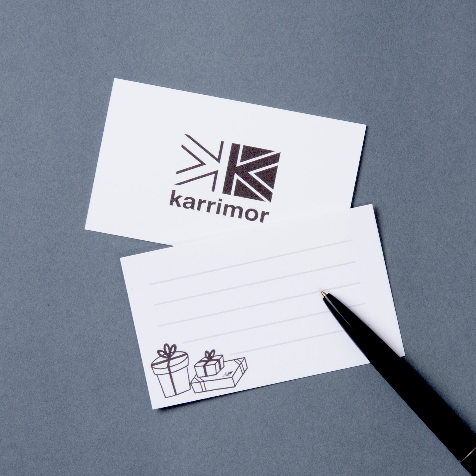 手のひらサイズでちょっとした一言を添えられます