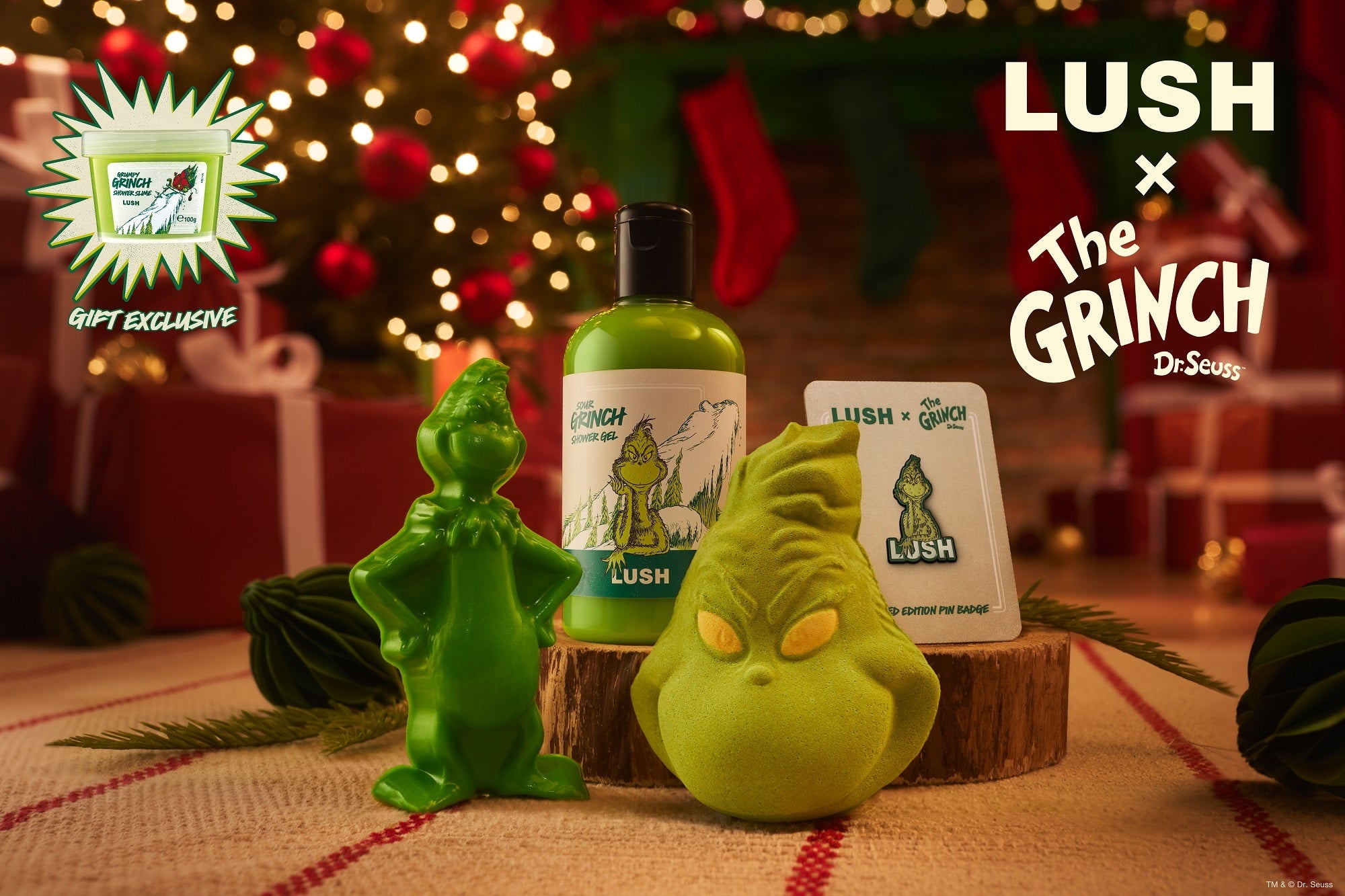 ＜LUSH X The GRINCH＞限定コラボレーション全5種を10月22日発売！