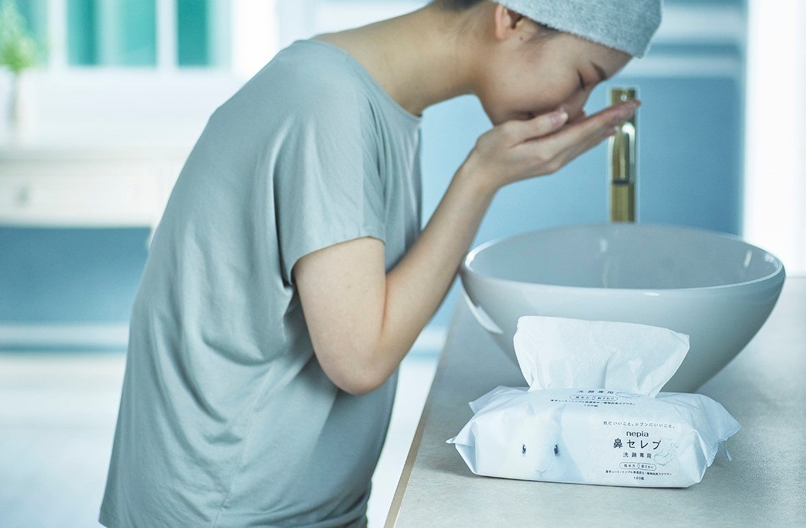 新商品「ネピア 鼻セレブ洗顔専用」のご体験