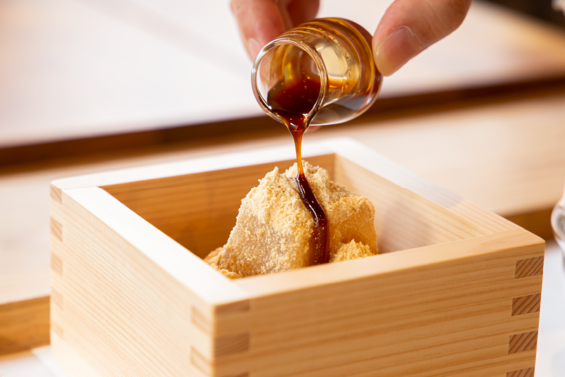 きな粉わらび餅（ドリンク付）