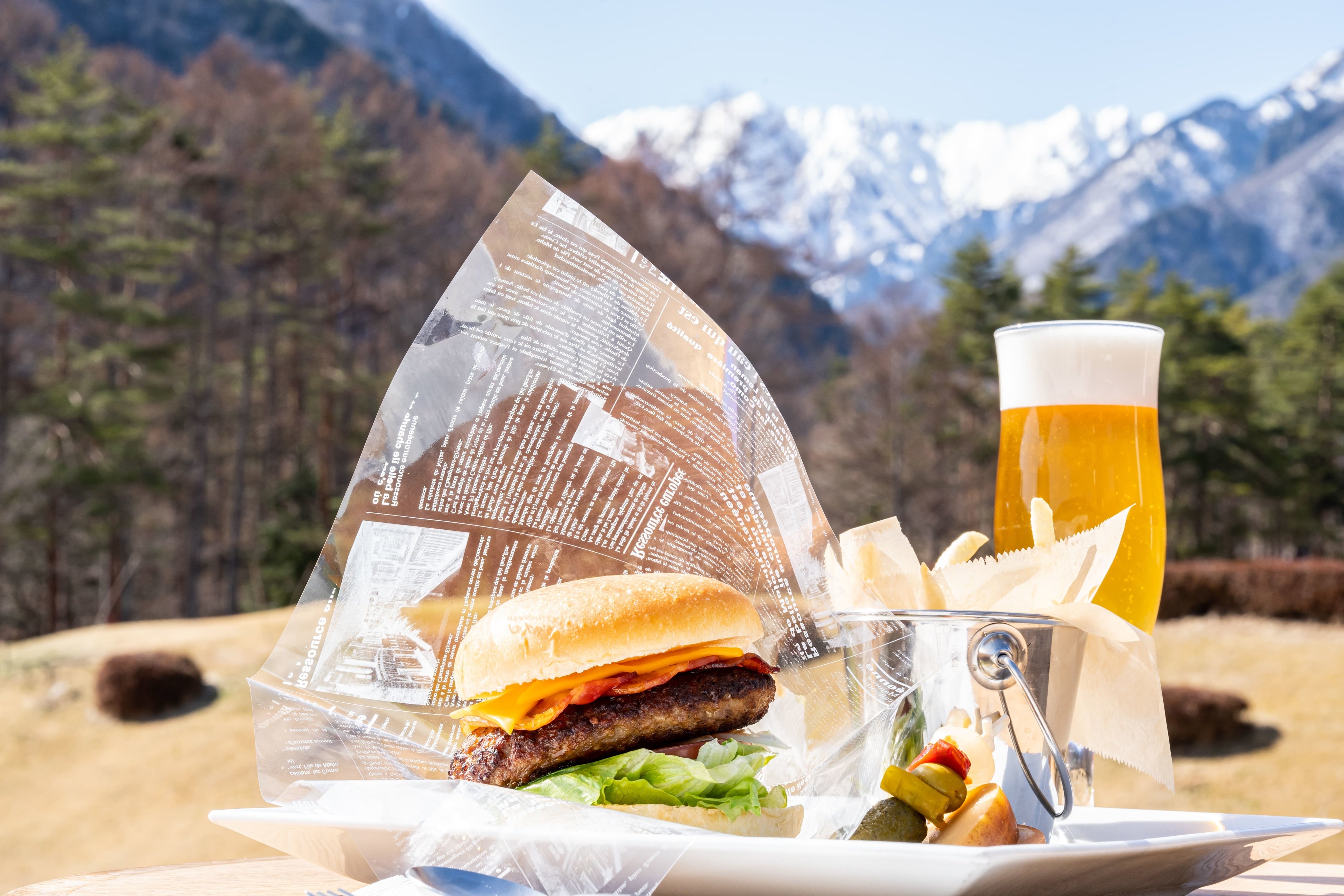 北アルプスをのぞむレストランボタニカ