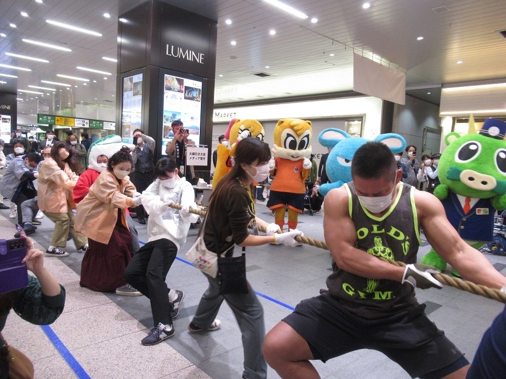 2022年の大綱引き大会の様子①