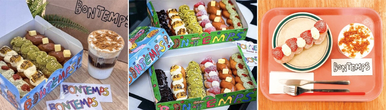 ドーナツは期間限定を含め20種以上ラインナップ。