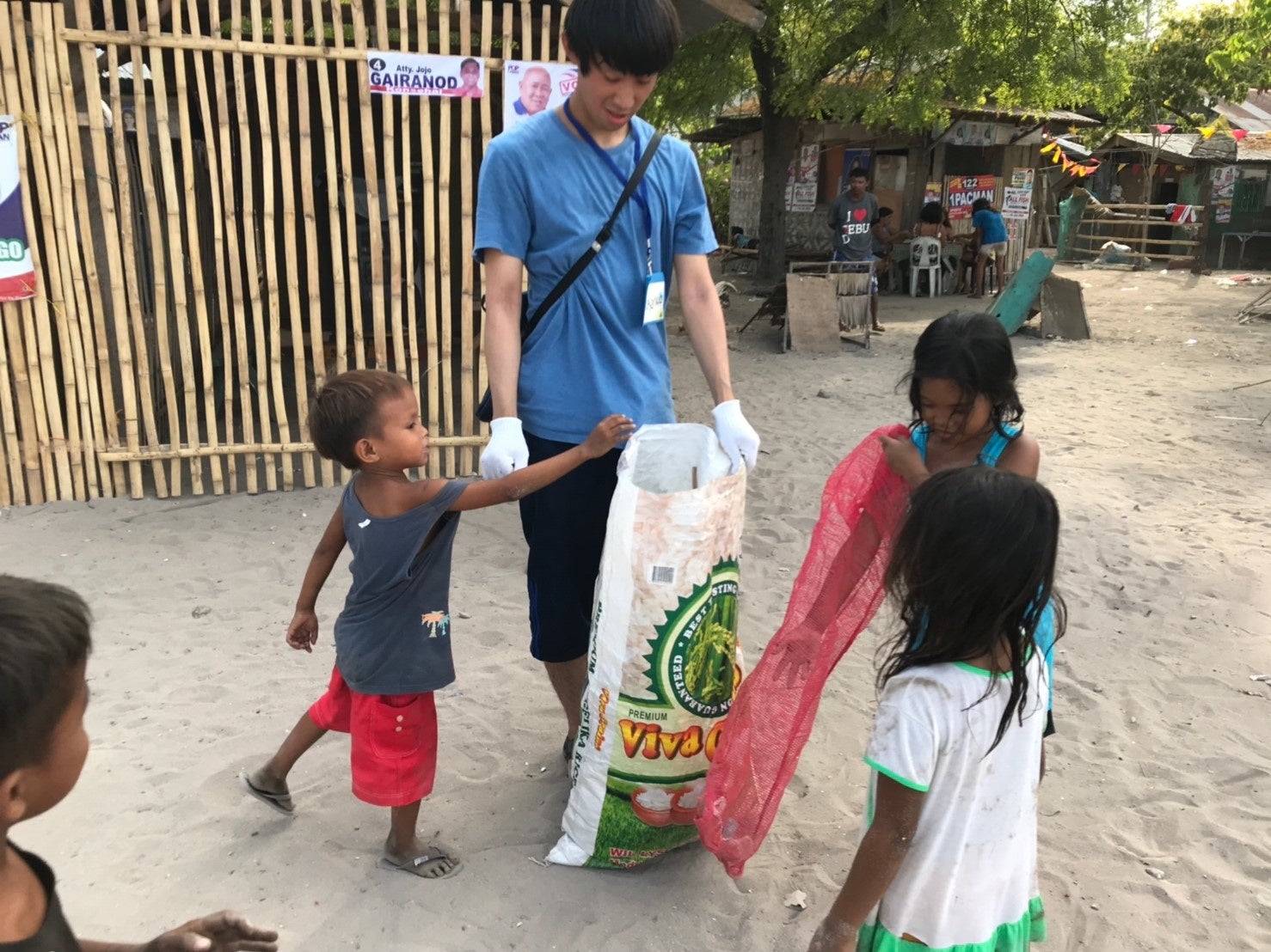 国際ワークキャンプの様子