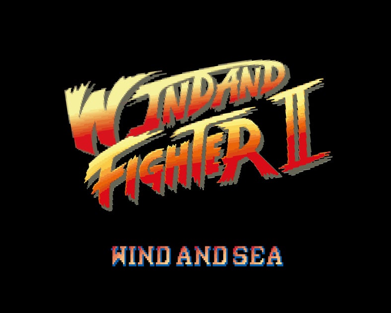 ストリートファイターII × WIND AND SEA コラボレーション - 8bitピクセルアートで新コレクション発表