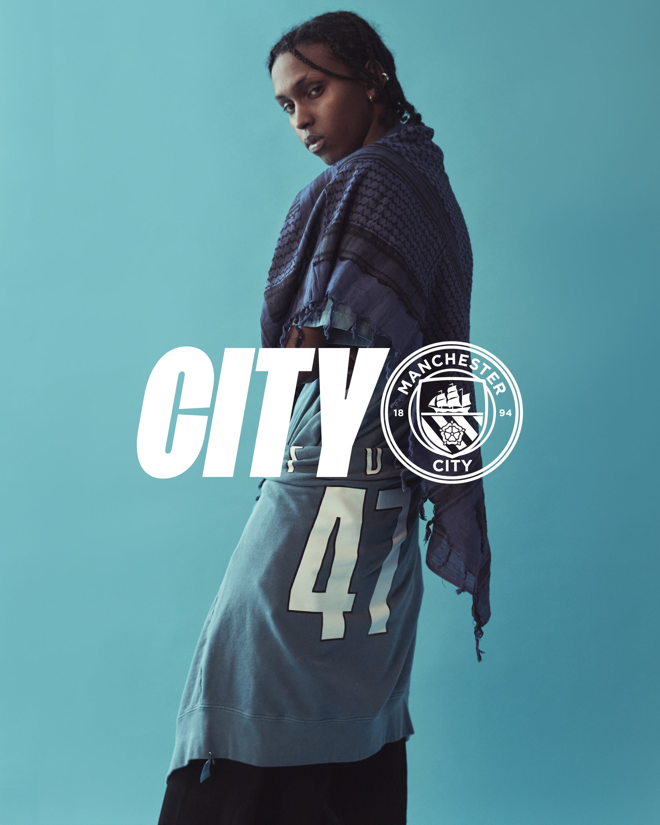 マンチェスター・シティWINDANDSEAコラボ ポロシャツ 限定品 新品未使用 GU Manchester City マンチェスターシティ コラボ ポロシャツ