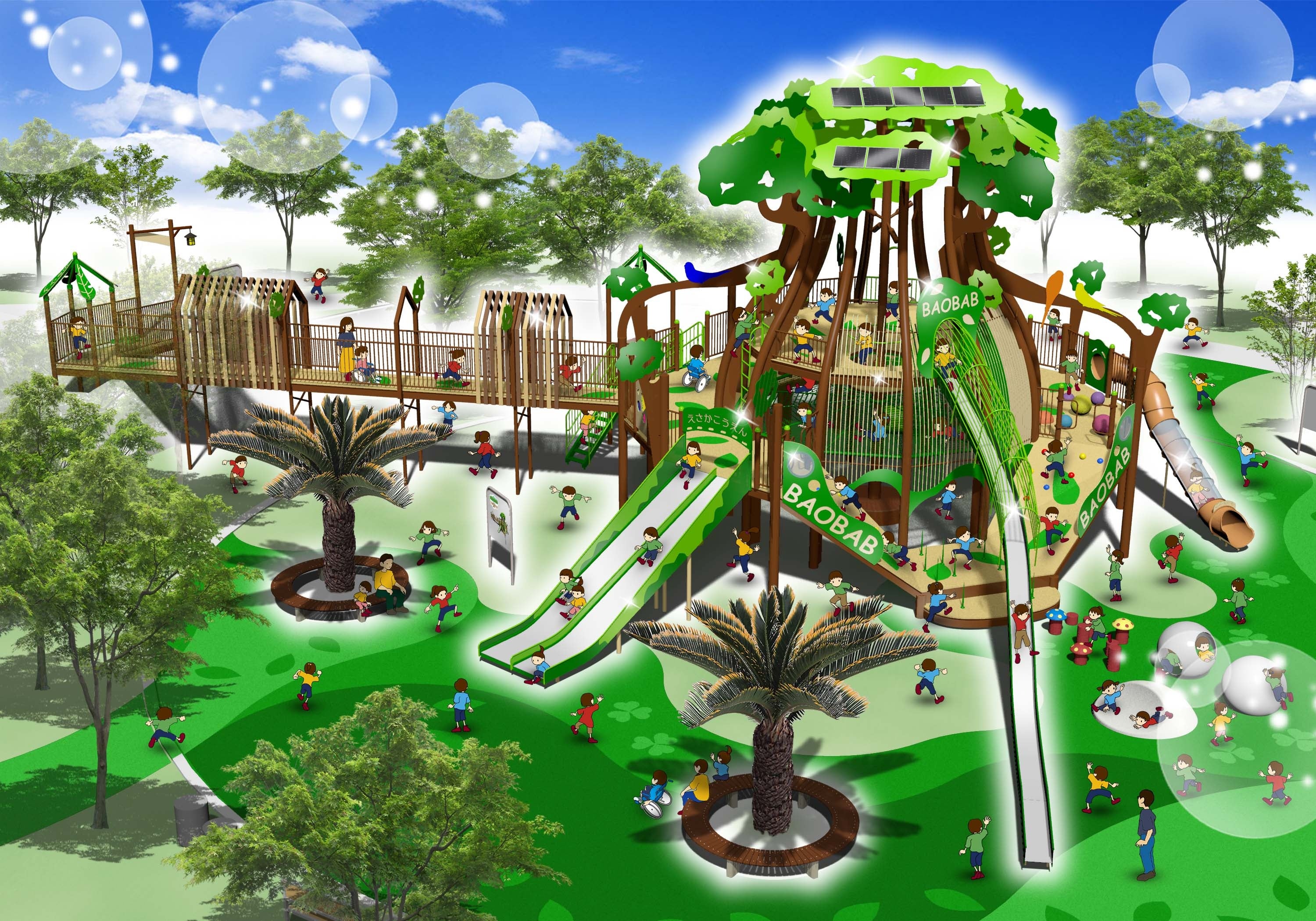 バオバブツリー イメージパース　＊パースはイメージ。実際とは一部異なる場合があります。