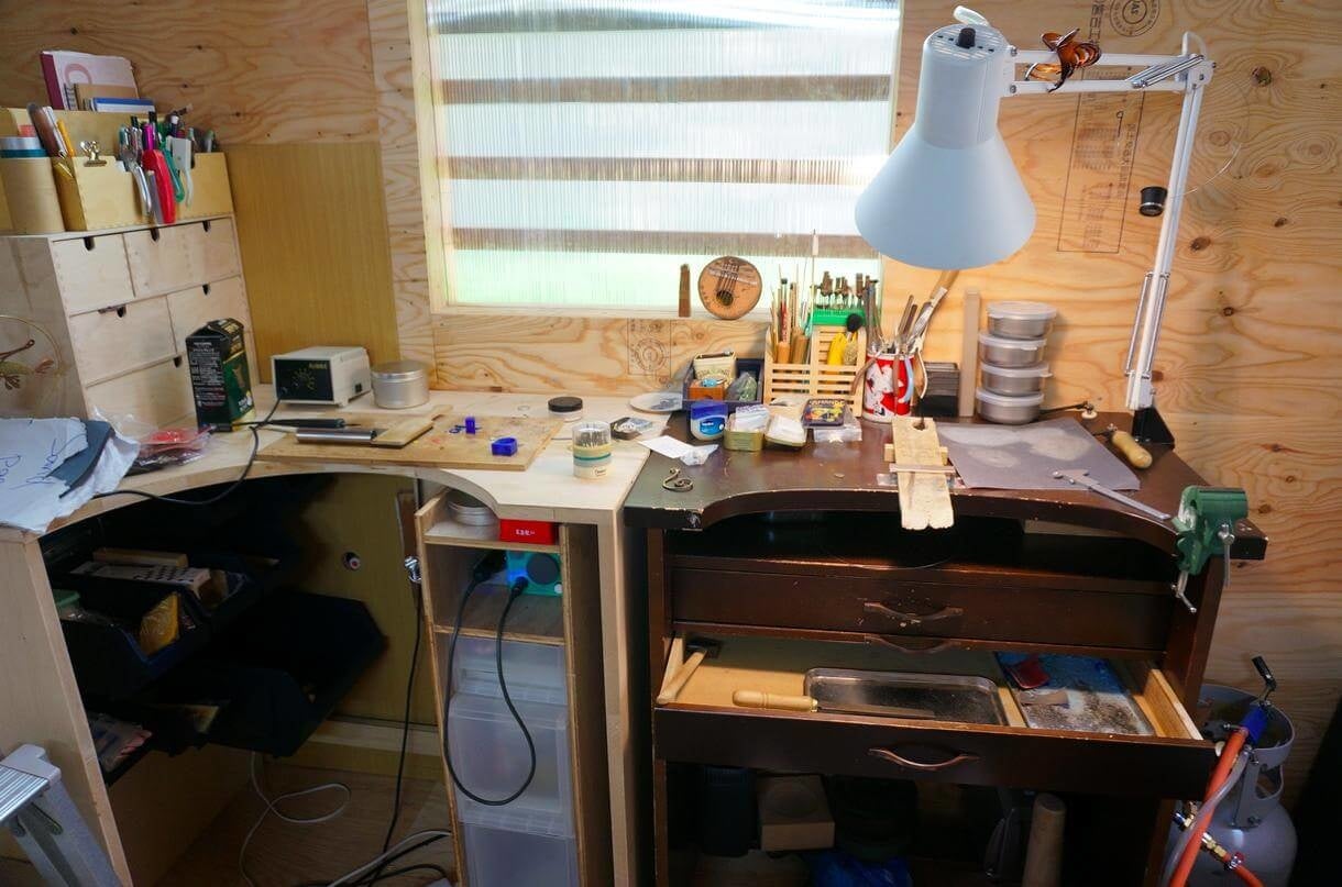 桜山シェアアトリエ_ブース内