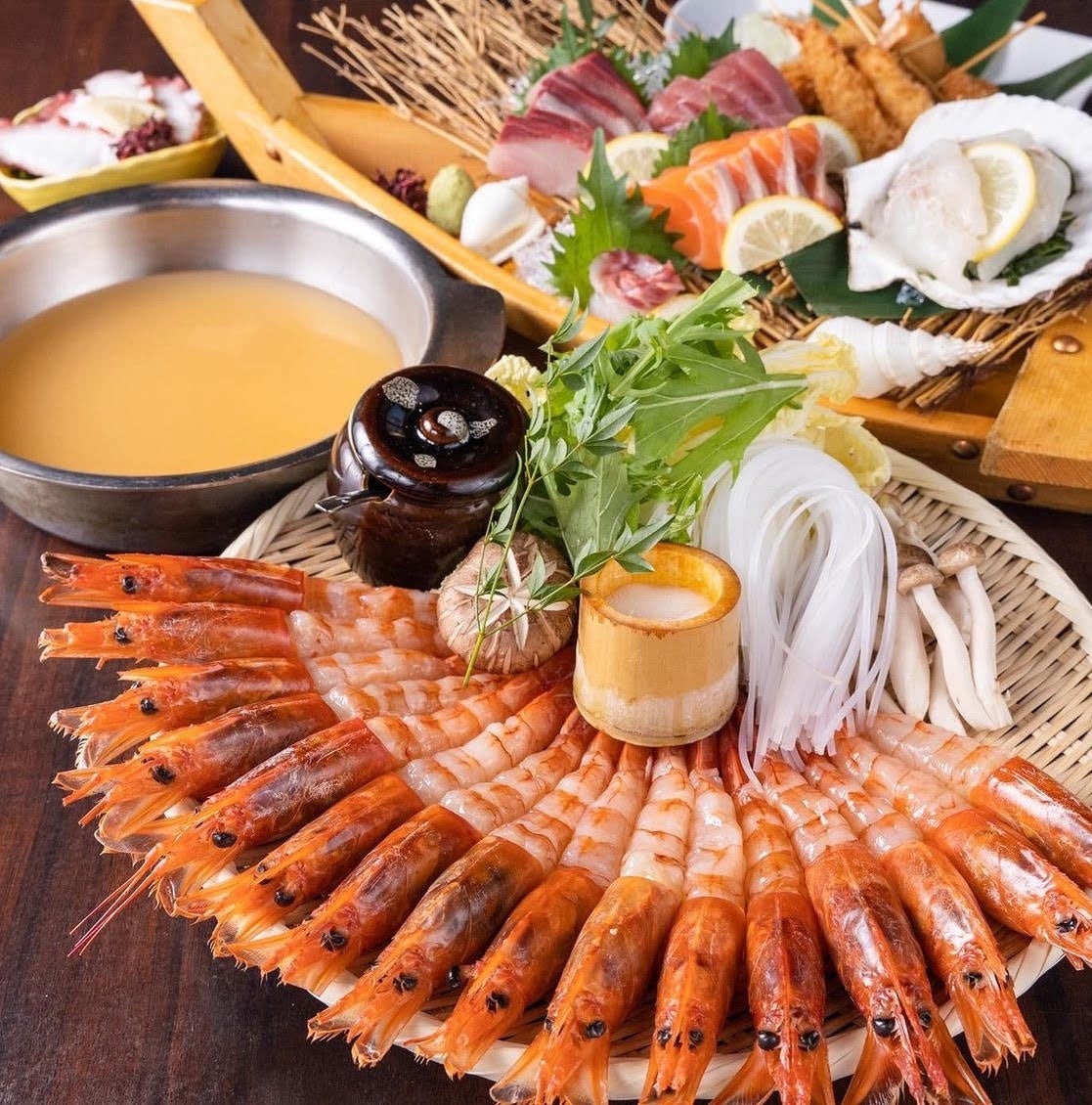 海老好きにはたまらない!プリプリ食感と甘味の強さ赤海老の頭から尻尾まで凝縮されたダシ汁で味わい尽くすしゃぶしゃぶが好評販売中 | 株式会社 ...