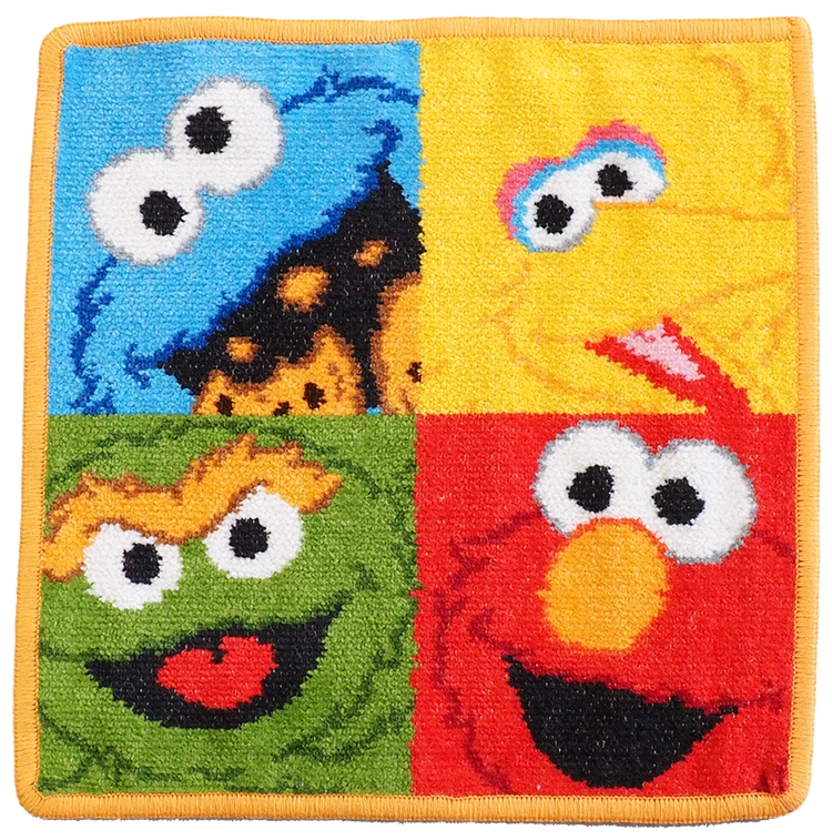 新品クッキーモンスター♡エルモ♡タオルハンカチ 新品クッキーモンスター♡エルモ♡タオルハンカチ セサミストリート