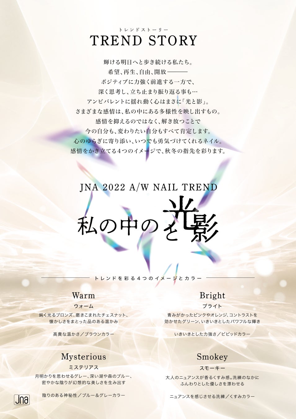 JNAネイルトレンド22AWテーマ