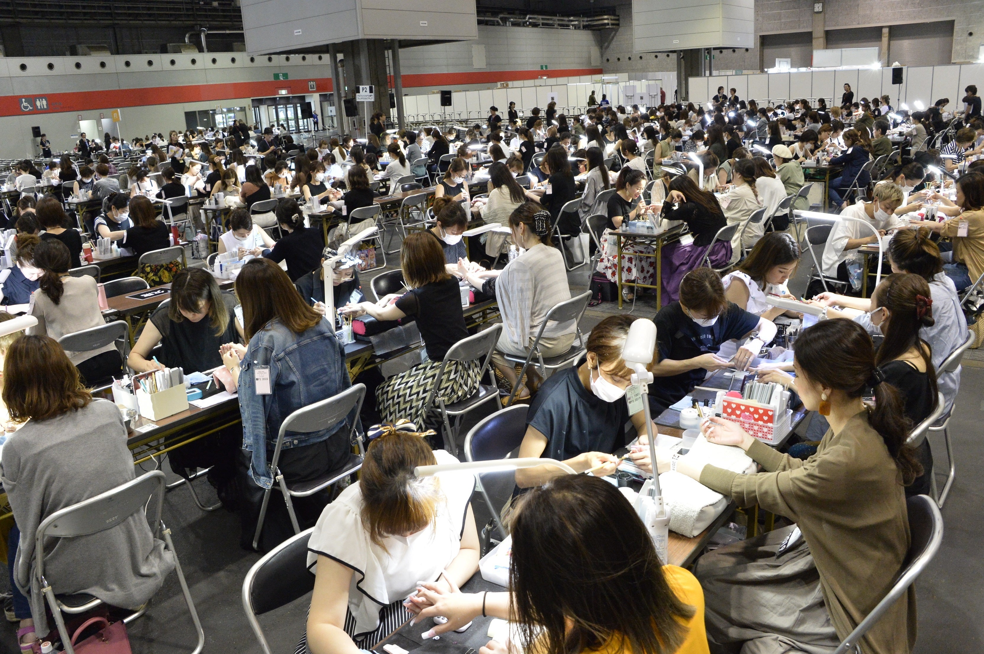 アジアネイルフェスティバル2019 ネイルコンペティションの様子