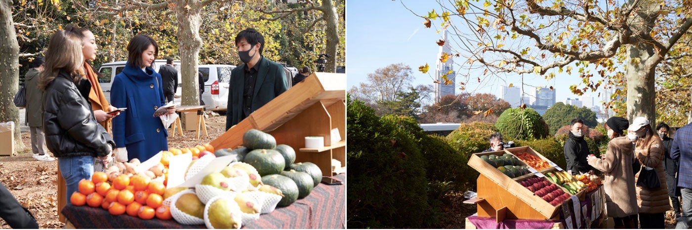 アップサイクルマルシェ「Under the Tree」の様子