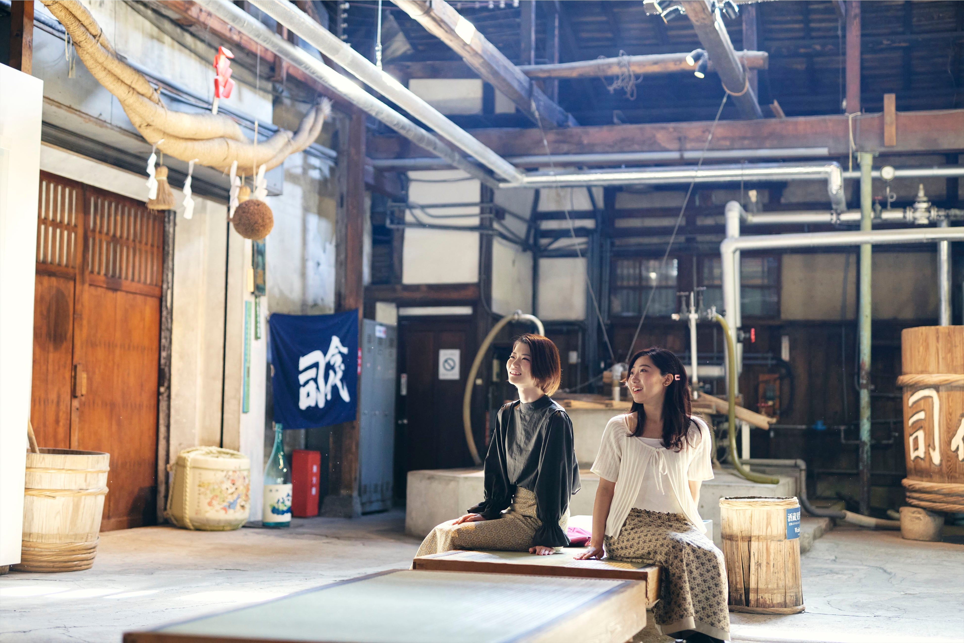 人気の酒蔵見学は毎日無料で開催