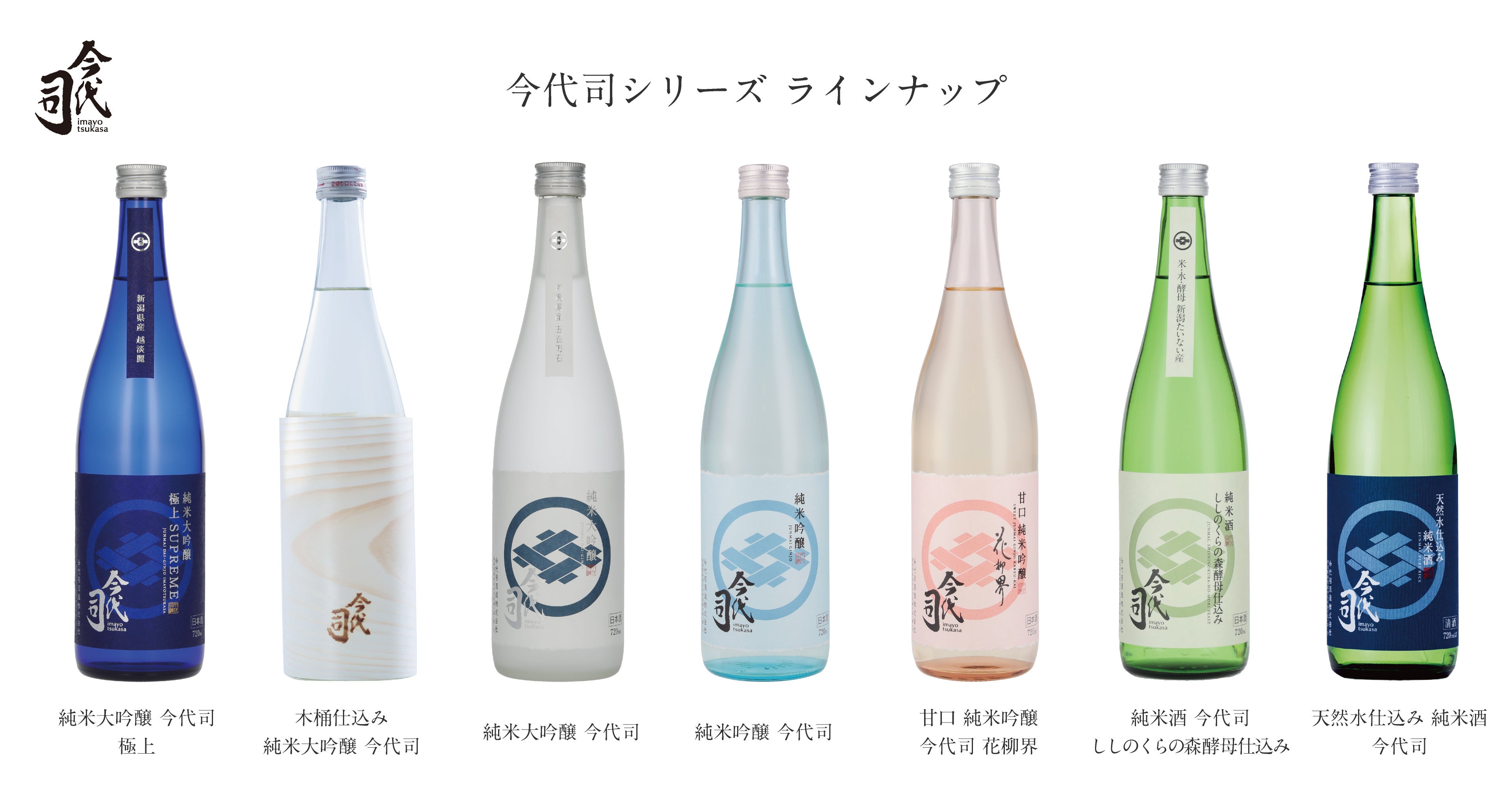 「今代司」シリーズ ラインナップ