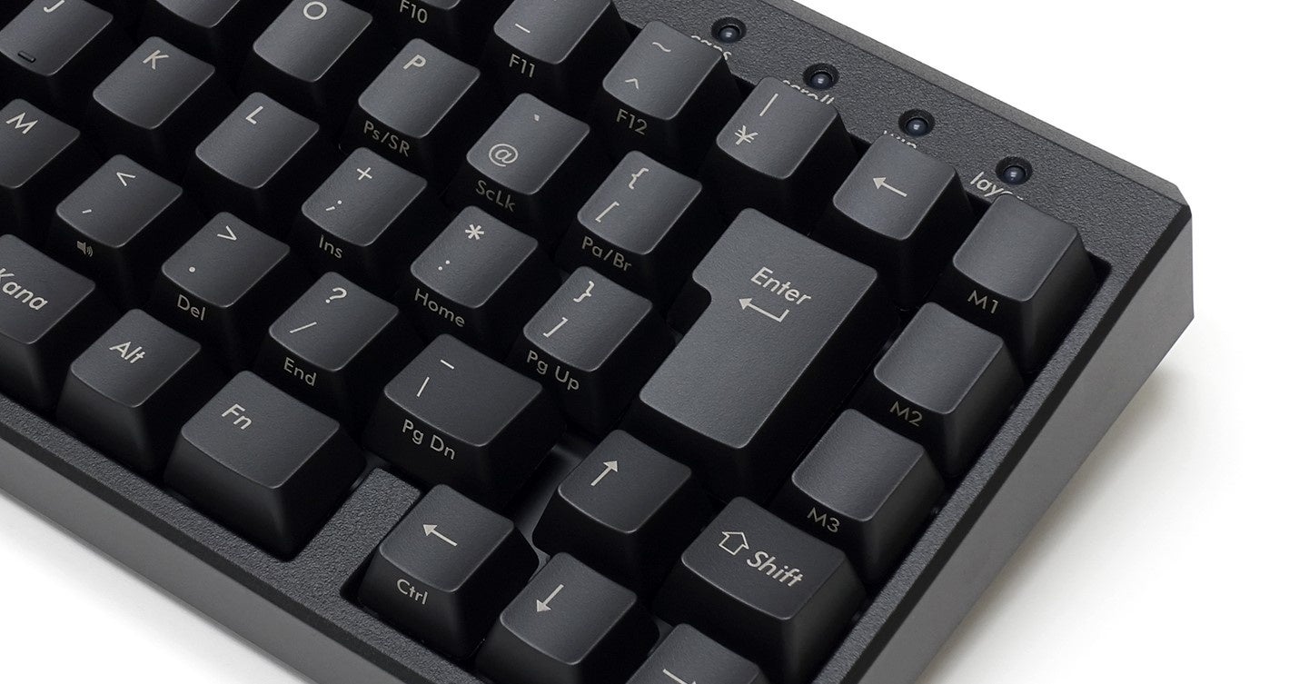 マクロ専用M1~M3キー搭載