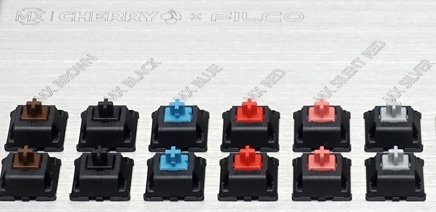 CHERRY MXスイッチ各種（スイッチテスター画像）