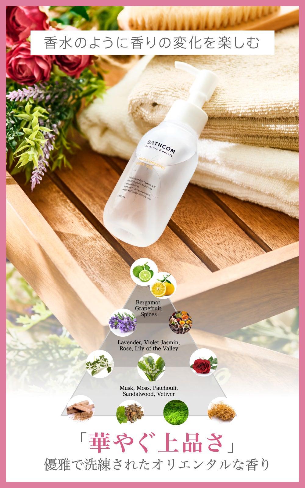 五感にアプローチする特別な香り