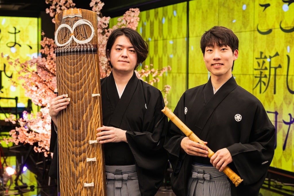 『さくらプロムナード』に出演した、中田 大梧さん（左）と庄野 文山さん（右）